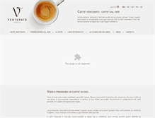 Tablet Screenshot of caffeventurato.it